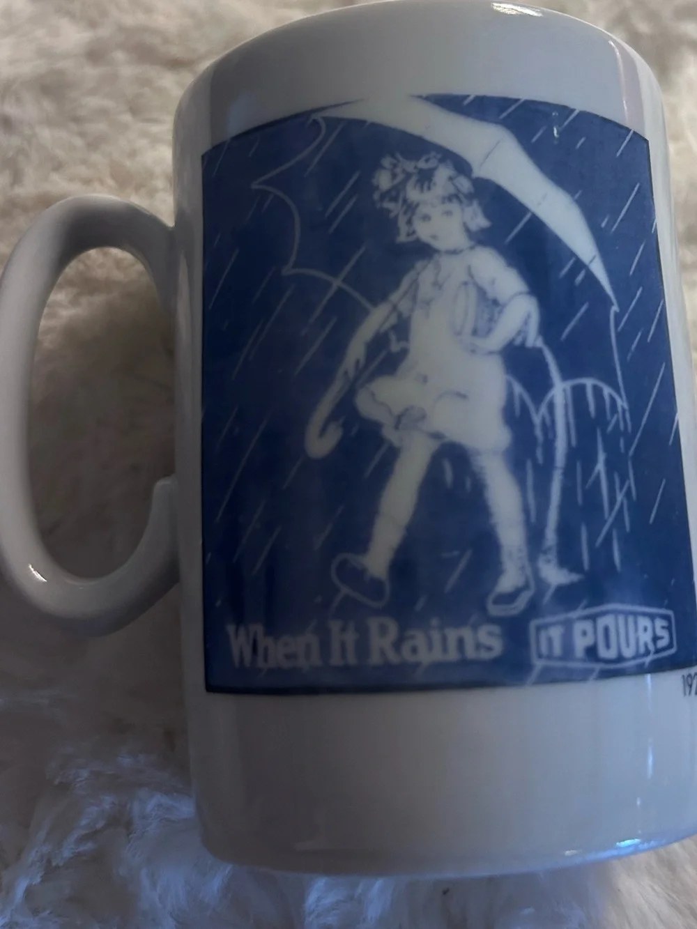 “Morton Salt Girl When It Rains It Pours” Cup